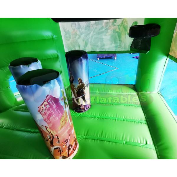 Super Hero Jumping Castle Inflatable Bouncer Slide Combo For Hotel
