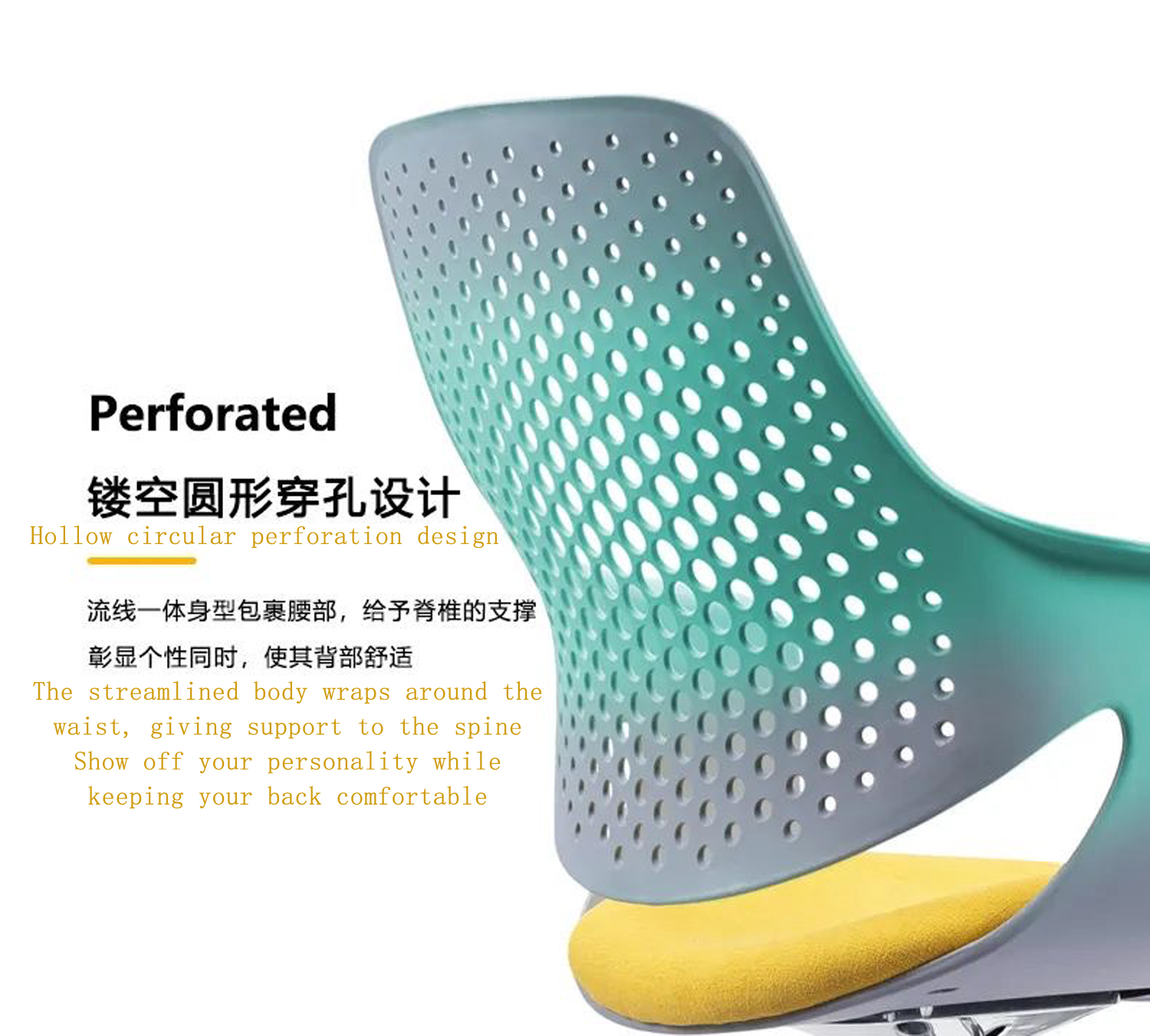 Modern Commercial Furniture Fabric Executive Chair Movable Office Chair for Computer Desk