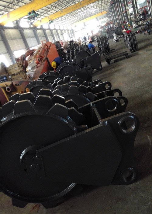 900mm Diameter Excavator Compaction Wheel For Excavator Machine