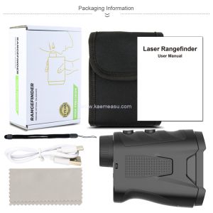Kaemeasu ABS Rechargeable Laser Rangefinder Slope Scope Golf Distance Finder