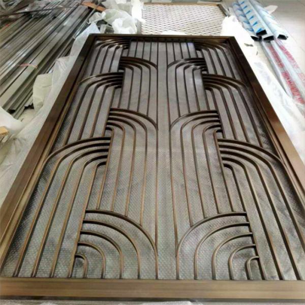 Mirror Bronze Stainless Steel Wall Panels For Facade/Wall Cladding/ Curtain Wall/Ceiling