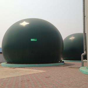 China Green PDFE Double Membrane Biogas Holder Gas Holder In Biogas Plant wholesale