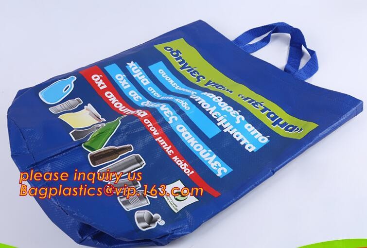 Super quality gift pp woven shopping bag with zipper,pp woven check jumbo laundry shopping bag,Eco Friendly Recycle Reus