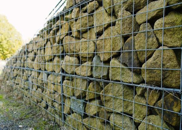Triple Twist Hexagonal Woven Mesh Fabric Gabion Baskets Simply Filled With