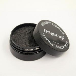 China Activated Bamboo Carbon Charcoal Teeth Whitening Powder Mint Flavor With Spoon wholesale