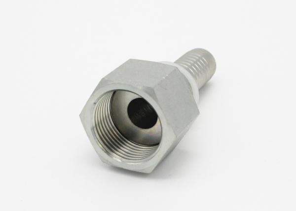 Quality Hydraulic Hose Connectors With Straight ORFS Female Swivel Flat Seat for sale