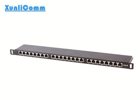 Quality ftp cat6 24 port 1u 19inch rj45 network patch panel for sale