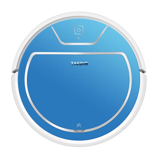 Quality Mini Automatic Wet And Dry Robot Vacuum Cleaner / Floor Cleaning Machine for sale