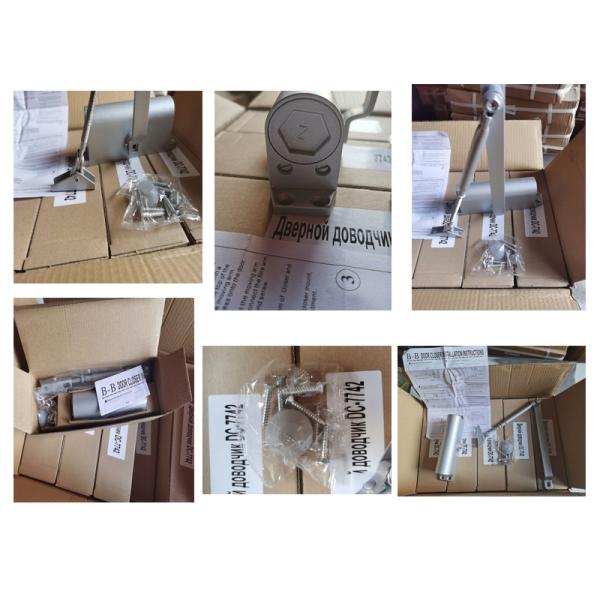 Silver Hydraulic Aluminum Wireless Remote Control Cam Action Door Closer for PVC Doors