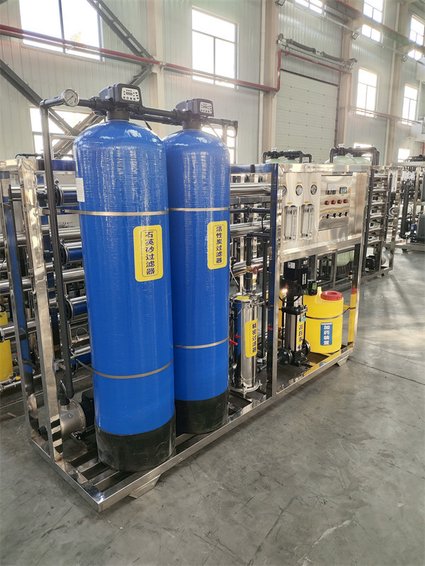 Single Pole Two Tank Ro Water Treatment Machine with Low Energy Requirements