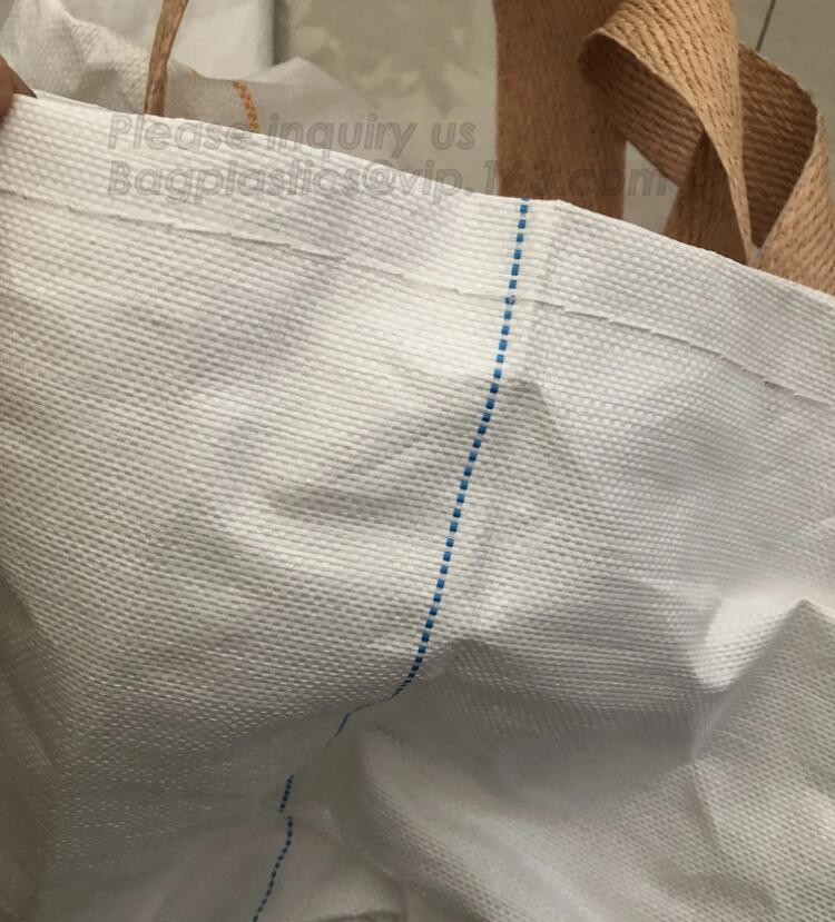 customizable PP u-panel baffle big bag /coated white woven PP jumbo bag/ventilated 4 panel baffle bag/all colors availab