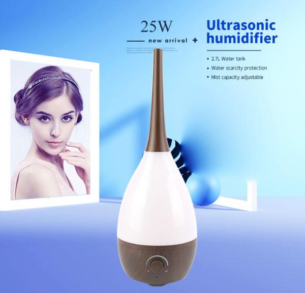 Quality High Frequency Oscillation Aroma Ultrasonic Humidifier Simple Modern Design for sale
