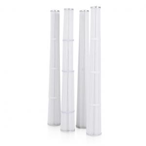 China Conical Thread Pleated Filter Bags For Dust Collecting Polyester Media wholesale