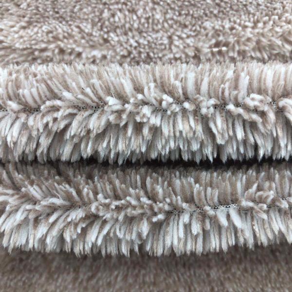 Quality 100% Polyester Cationic Dyed Knitted Sherpa Fleece Fabric for in Various Applications for sale