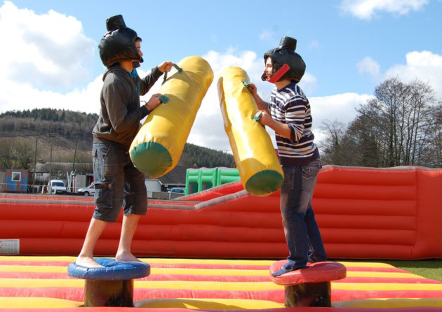 Comercial Inflatable Outdoor Games Inflatable Gladiator Flighting For Family