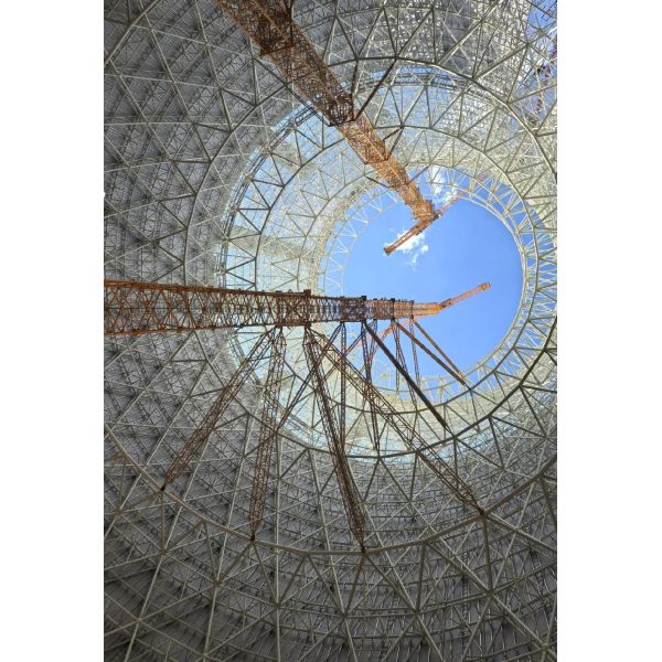 85um Cooling Tower Steel Structure Corrosion Resistant Galvanised Steel Frame Building