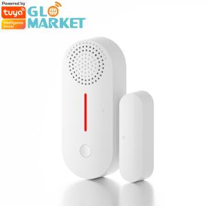 China Smart Tuya WiFi Window Door Sensor Sound And Light Home Security Alarm wholesale