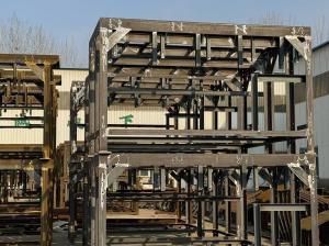 China Silver Steel Structure Platform Customized According To Wind Tower Specifications Bolted Installation Method wholesale