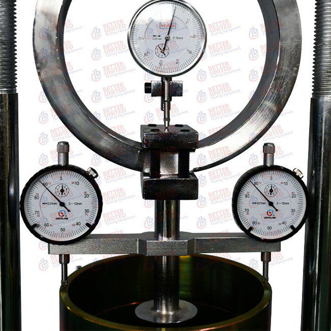 ASTM Speed 1.27mm Soil Test Equipment CBR Test Machine With Load Ring