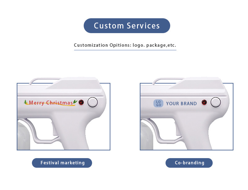 Multi-purpose Usage Disinfection Spray Gun Android Charging Jack Anti-blocking Design