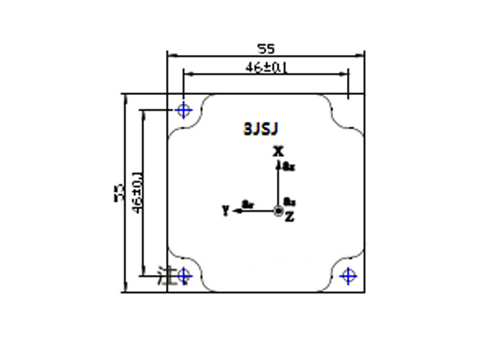 Digital RS422 Output Accelerometer Speed Sensor High Stability Impact Resistance