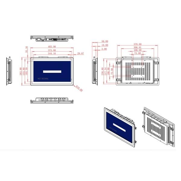 15.6-Inch Precision Touch Display for Factory Dashboards and Digital Interfaces