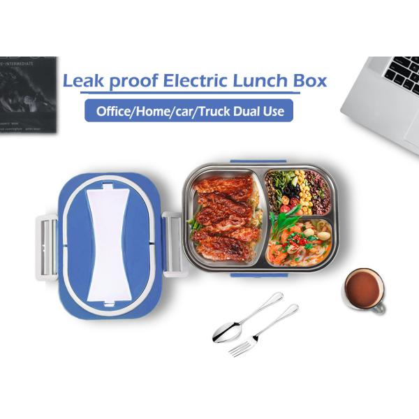 PP Electric Lunch Boxes 60W Stainless Steel Heated Lunch Box Multi Function OEM