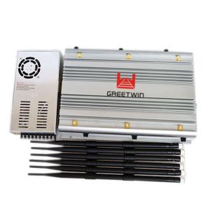China CDMA GSM 3G 4G Wifi Signal Killer , Cell Phone Signal Blocker Output Power 70W on sale