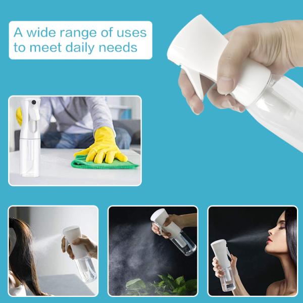 Transparent 400ml 500ml PET Plastic Trigger Bottle for Perfume