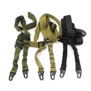 China Adjustable Safety Rope Lanyard 2 Point Rifle Strap With Quick Release Snap Hook wholesale