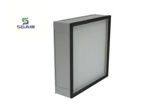 China Square Large Media Area F9 Flat Panel Filter , Hepa Filter For AC Vent wholesale
