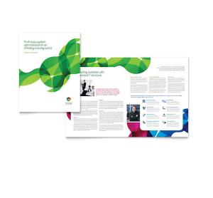 China big size flyer printing, poster printing, folded leaflets printing, A4 size brochure printing, booklets printing on sale