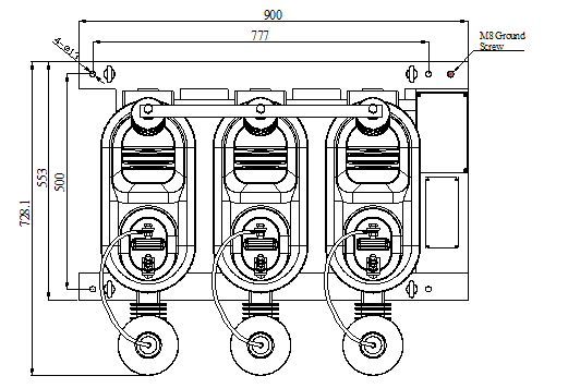 Combined Potential Transformer Manufacturers / Three Single Phase Transformers