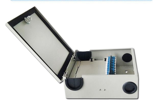 Quality LC UPC Fiber Optic Termination Box Single Mode Type 235 * 235 * 85MM for sale