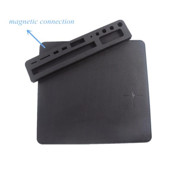 Wireless Charging Mouse Pad Fast Charging Multifunctional Mouse Pad pu leather mouse pad
