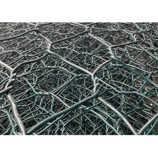 Galfan Gabion Wire Mesh 100x120mm 3.0mm Hexagonal for River Protection