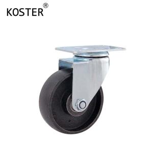 China 130kg Load Capacity 2.5&quot;-5&quot; All Iron Trolley Barrow Castor Wheel for Customized Request wholesale