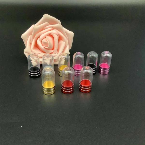 Aluminum Clear Pill Bottles Crown Cap For Single Capsule