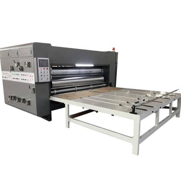 Semi Automatic Flexo Printing Machine 2 3 4 Color Printer Slotter Die Cutter Machine