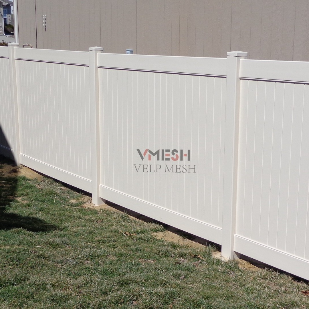 Virgin Environmental Privacy Screen Pvc Plastic Vinyl Fence For Yard