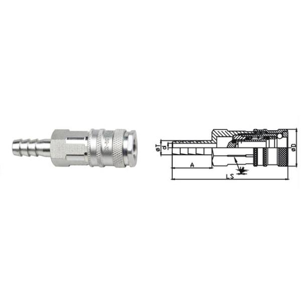 Multifunctional Female Quick Release Coupling Pneumatic LSQ-320 CEJN 320 Type