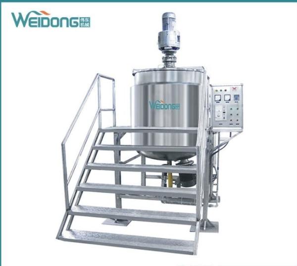 Quality 5.5KW Automatic Lotion Mixing Machine , Antirust Body Cream Making Machine for sale