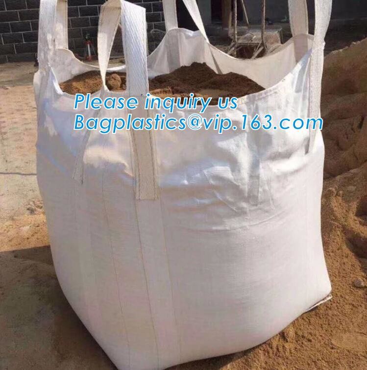 customizable PP u-panel baffle big bag /coated white woven PP jumbo bag/ventilated 4 panel baffle bag/all colors availab