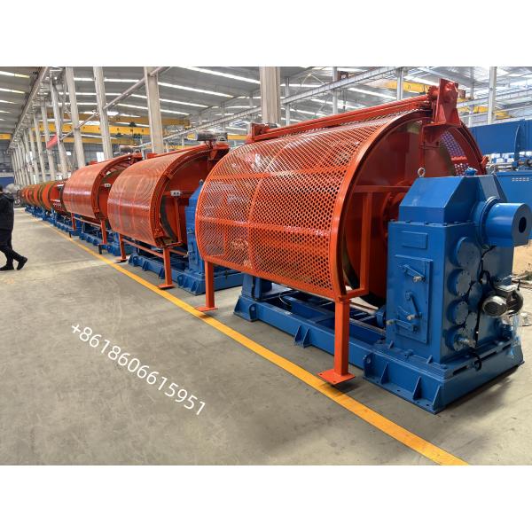 Customizable Cable Stranding Machine with Twist Direction S / Z Optional Driven Motor 55KW Linear Speed 61m/min
