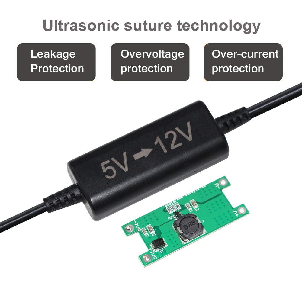 5V 12V DC Power USB Converter Cable With USB 2.0 Connector And Pure Copper Conductor