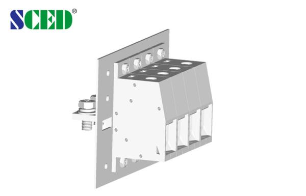 Quality 1P-24P 30.0mm Single Deck Feed-Through Terminal Block Connector , 600V 285A for sale