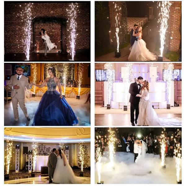 Remote Wedding Sparkler Machine Hang Upside