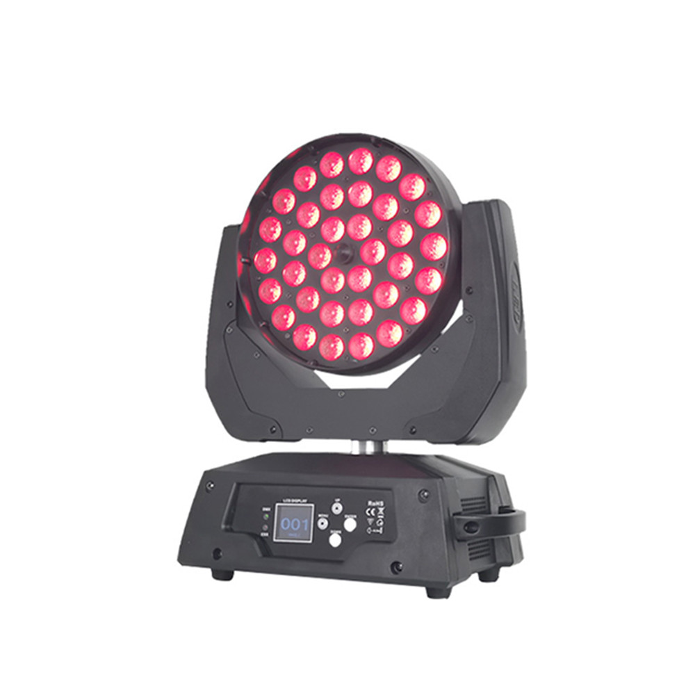 36 X10w Moving Head Dyeing Light 360W RGBW LED Bee Eye Zoom Wash Stage DJ Light