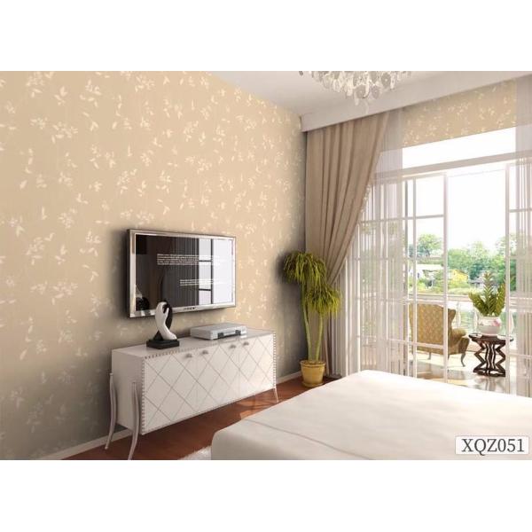 Pink Bedroom Self Adhesive Floral Wallpaper Soundproof Botanical Peel And Stick Wallpaper