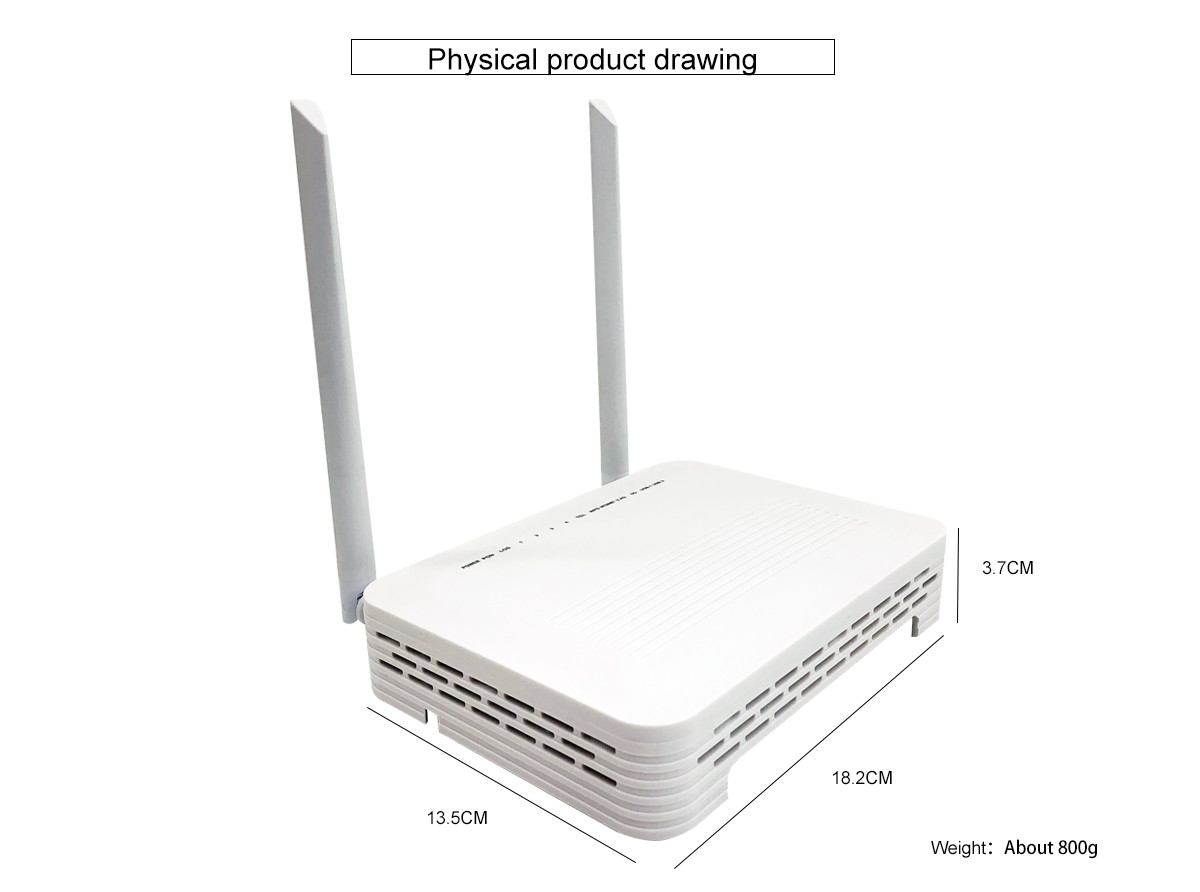 Dual Band GPON WIFI ONU Modem 4GE 1POTS 2USB AC2000 ZIKUN ZC-521X6